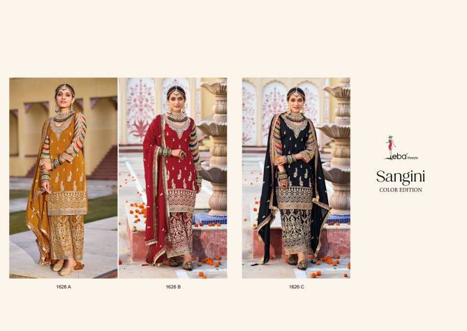 Sangini By Eba Colors Wedding Wear Premium Silk Readymade Suits Wholesale Market
